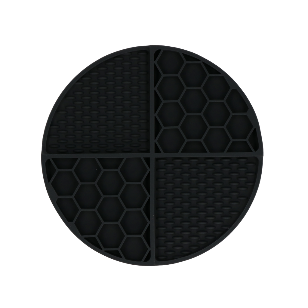 Eat Slow Live Longer Lick Mat Dimensions Circle Red