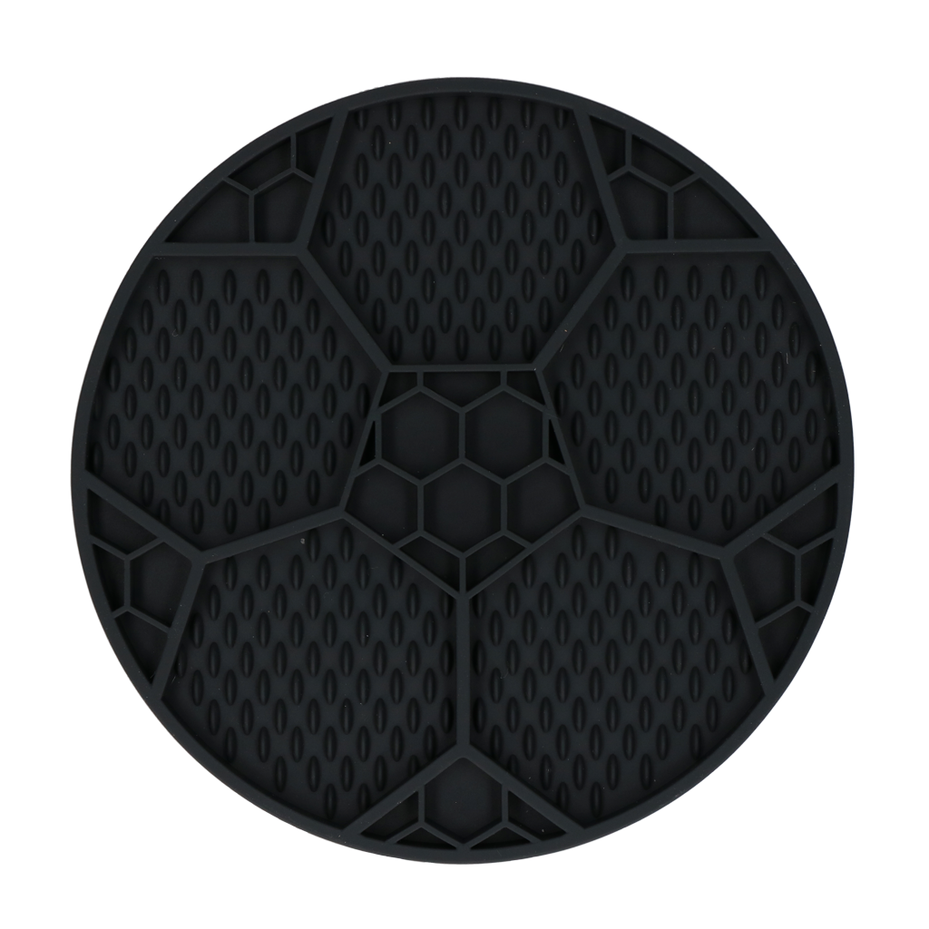 Eat Slow Live Longer Lick Mat Voetbal Blauw