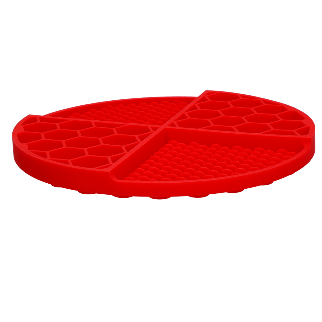 Eat Slow Live Longer Lick Mat Dimensions Circle Red
