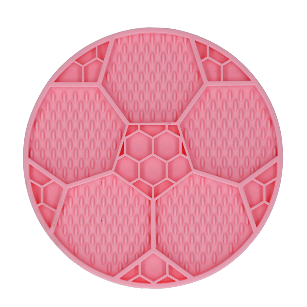 Eat Slow Live Longer Lick Mat Voetbal Blauw