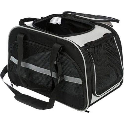 Trixie Cat Bag Valery Schwarz / Grau
