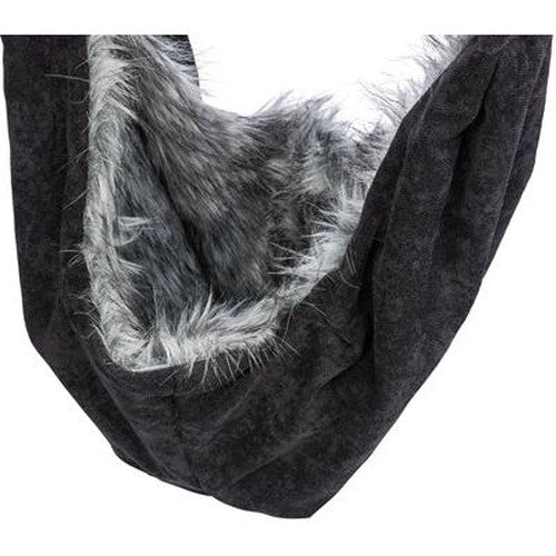 Trixie Dog Bag Belly Carrier Soft Schwarz/Grau