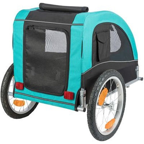 Trixie Dog Fahrradanhänger Limited Edition Schwarz/Türkis