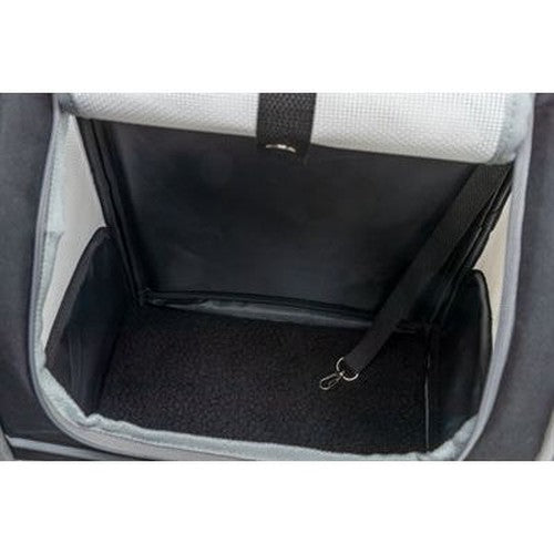 Trixie Dog Rucksack Chloe Hellgrau/Schwarz