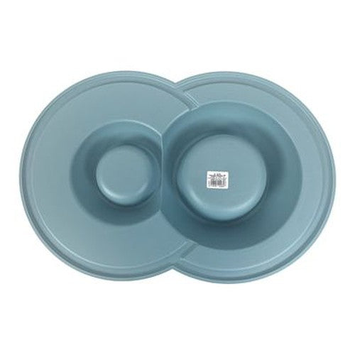 Happy Pet Mad About Pets Futter-/Trinknapf Vulkan Doppelt Hellblau