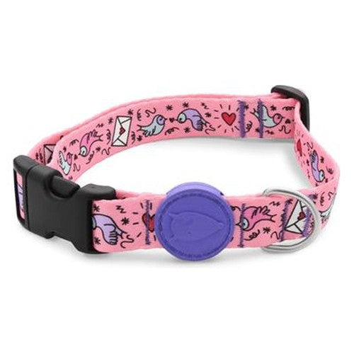 Morso Halsband Hund Recycelt Süss Tweet Rosa