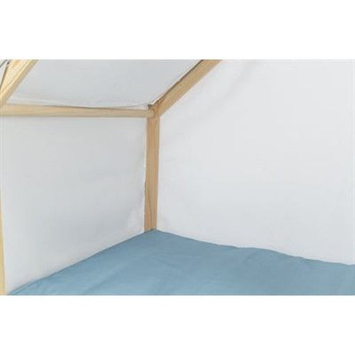 Trixie Hundekorb Zelt Lias Holz Sand / Blau