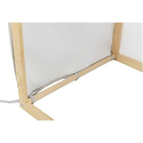 Trixie Hundekorb Zelt Lias Holz Sand / Blau