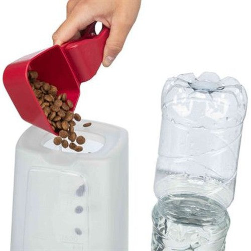 Trixie Futter- Und Wasserspender Kunststoff Grau / Taupe