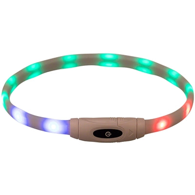 Trixie Leuchtendes Hundehalsband Usb Silikon Wiederaufladbar Multicolour