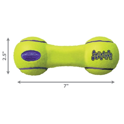 Kong Airdog Dumbel Tennisball Gelb