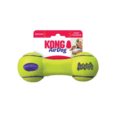 Kong Airdog Dumbel Tennisball Gelb