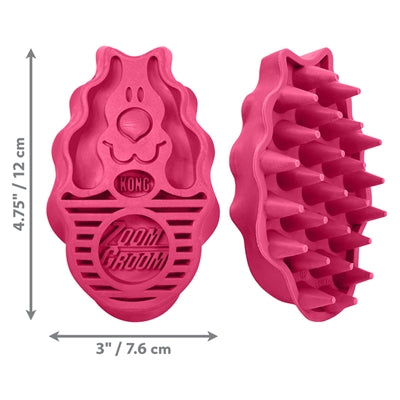 Kong Zoom Chrom Gummibürste Rosa