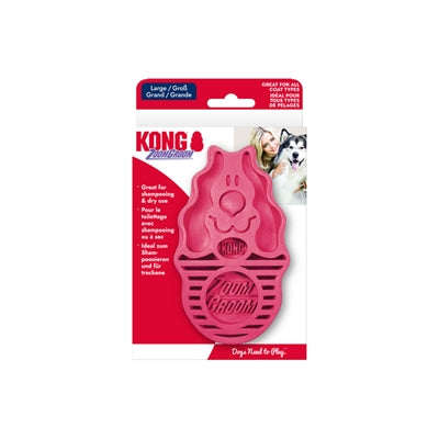Kong Zoom Chrom Gummibürste Rosa