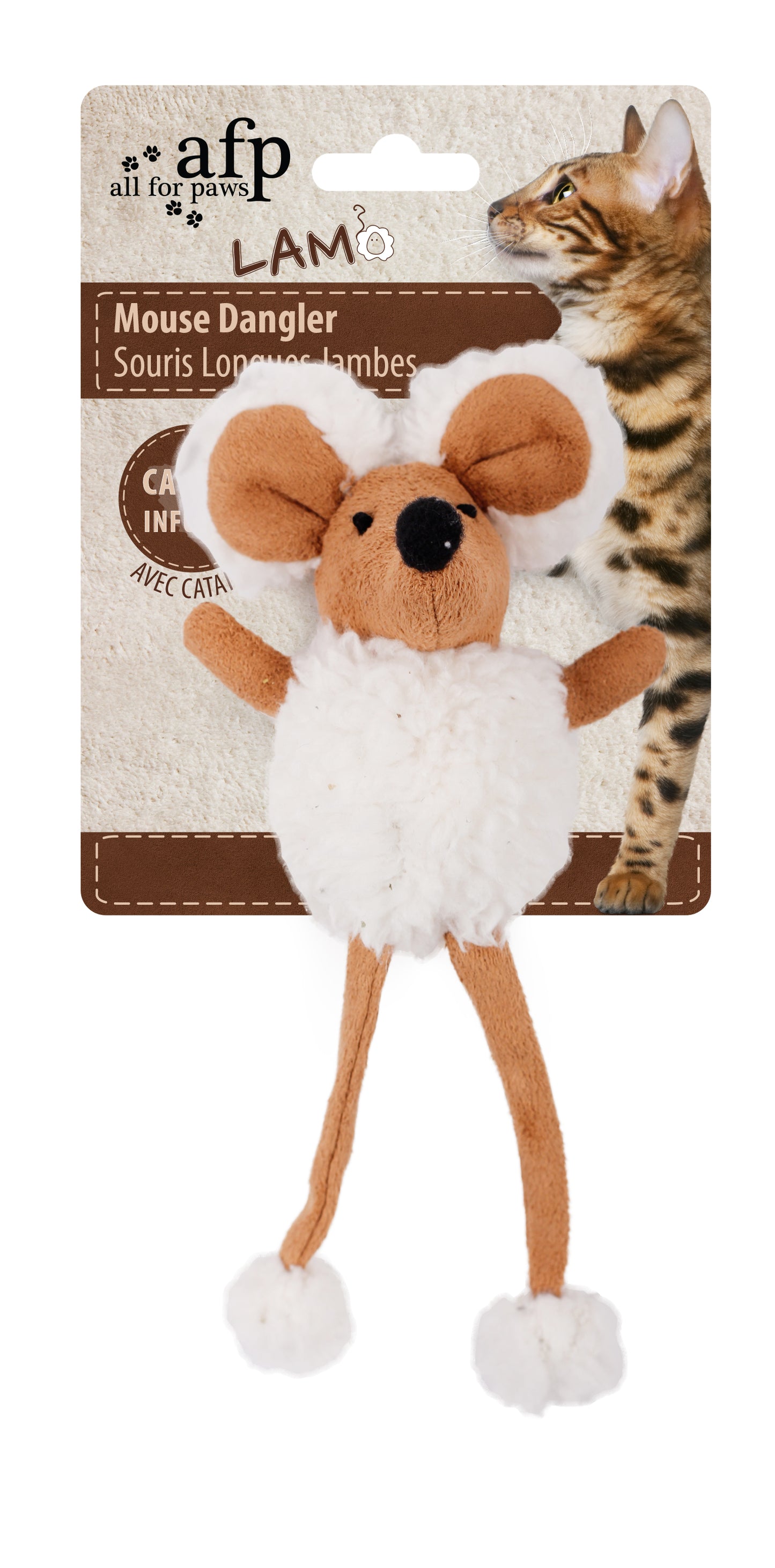 AFP Lambswool - Mouse Dangler