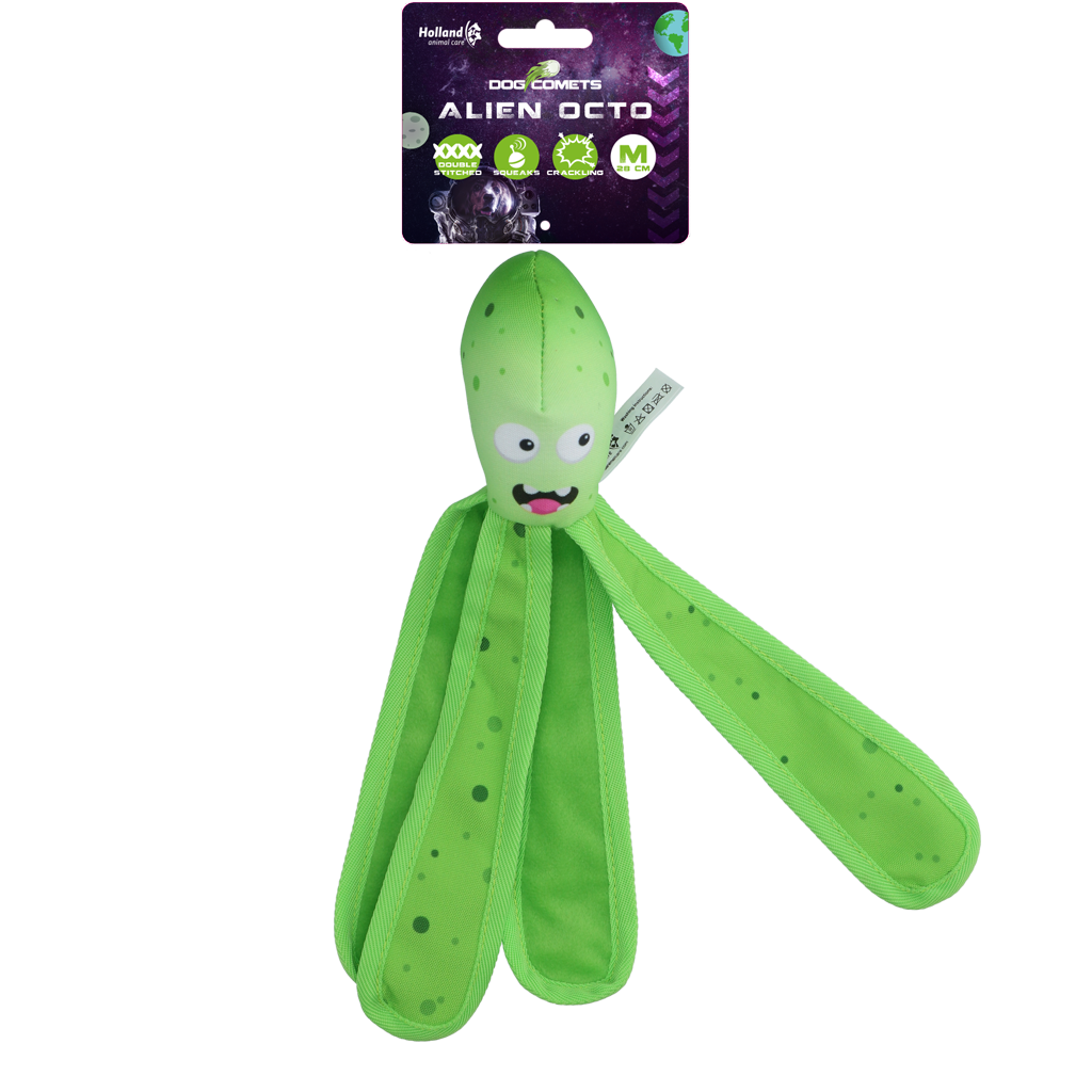 Dog Comets Alien Octo M Grün