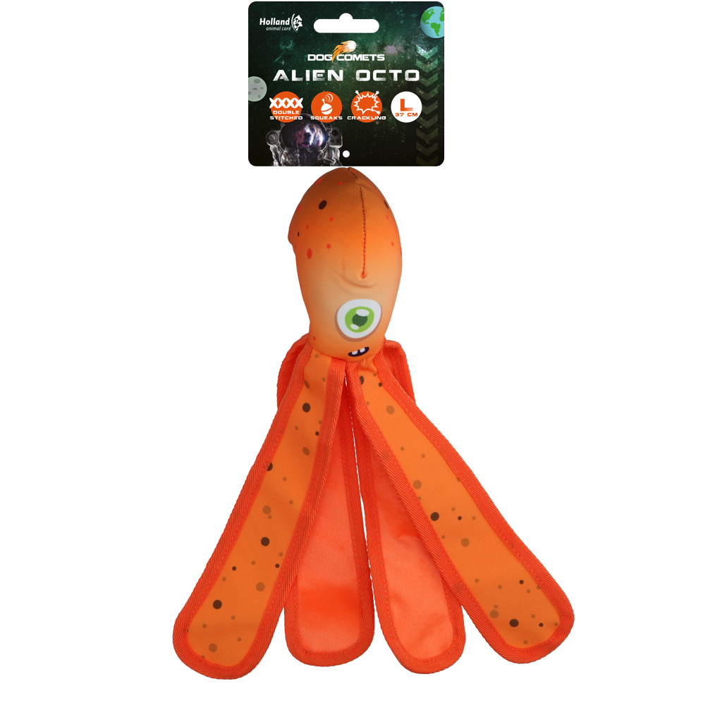 Dog Comets Alien Octo L Orange