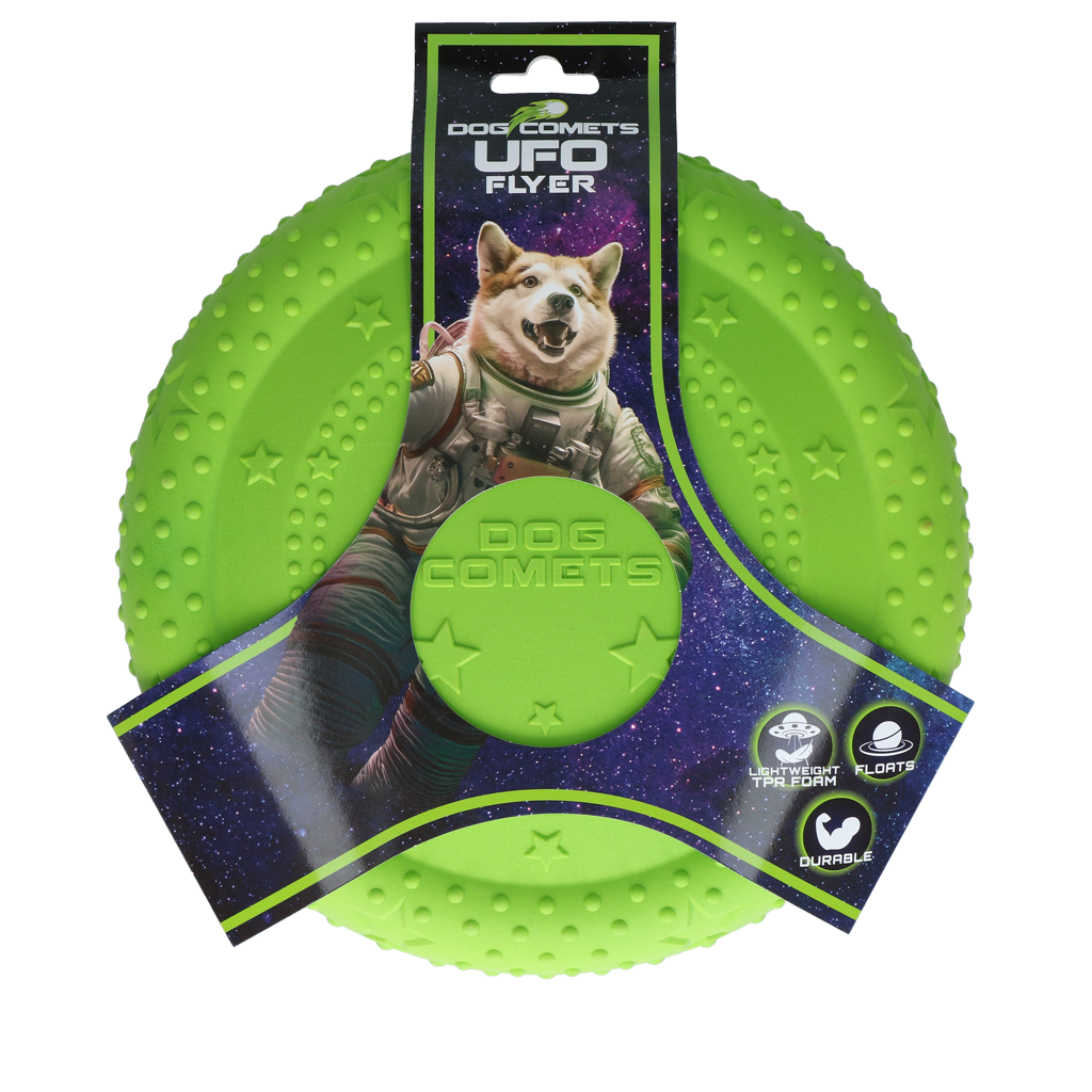 Dog Comets UFO Flyer Grün
