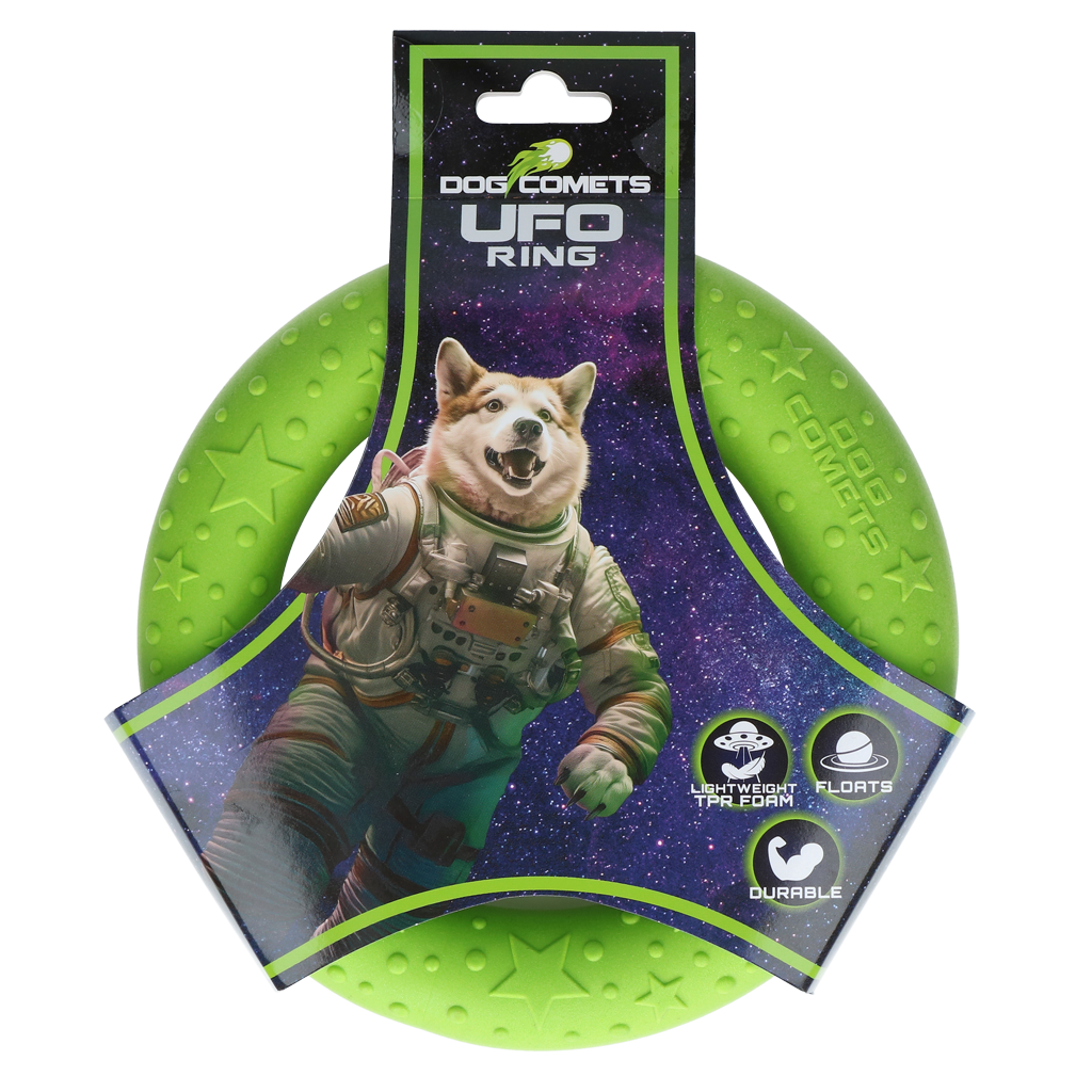 Dog Comets UFO Ring Grün