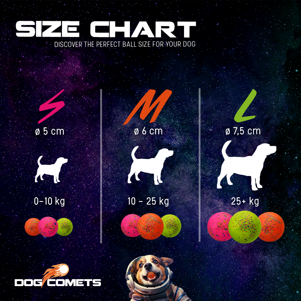 Dog Comets Stardust Grün M (2-Pack)