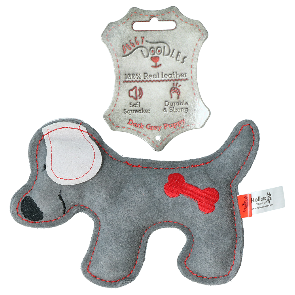 Doggy Doodles Donkey braun Welpe Dunkelgrau