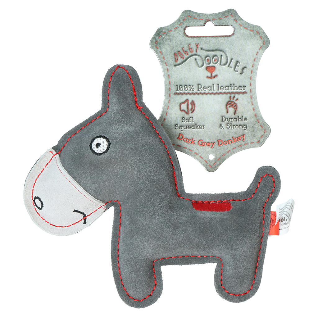 Doggy Doodles Donkey braun Esel Dunkelgrau