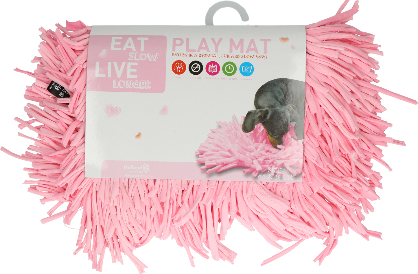 Eat Slow Live Longer Play Mat Rosa