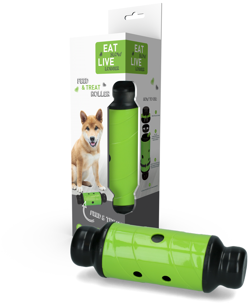 Eat Slow Live Longer Feed & Treat Roller Grün L