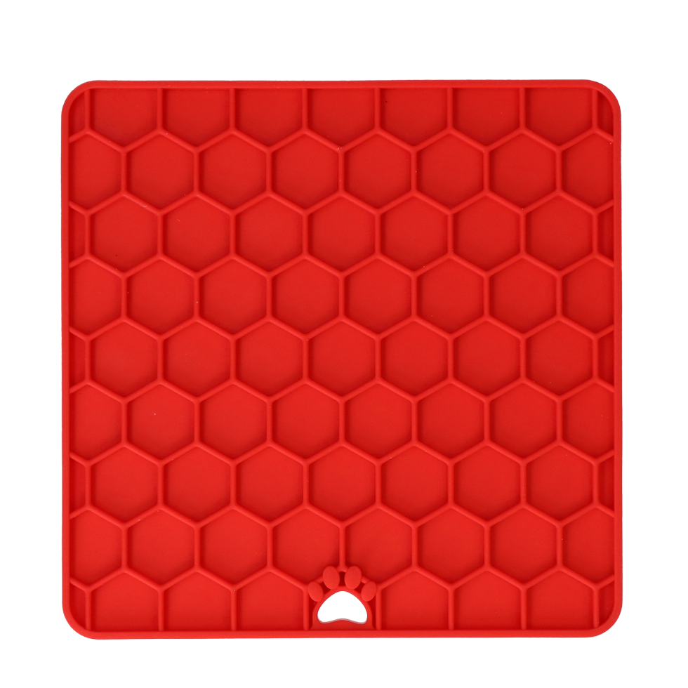Eat Slow Live Longer Lick Mat Honeycomb Rot