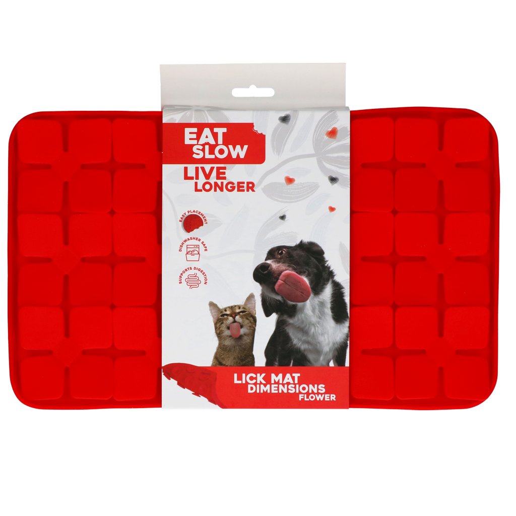 Eat Slow Live Longer Lick Mat Dimensions Flower Rot