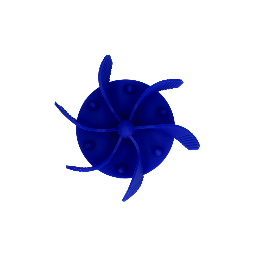 Eat Slow Live Longer Gobble Stopper Blau