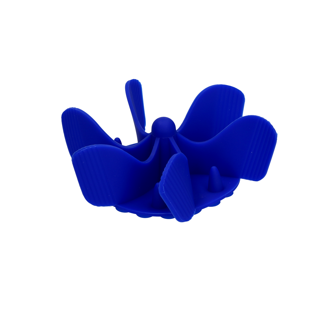 Eat Slow Live Longer Gobble Stopper Blau