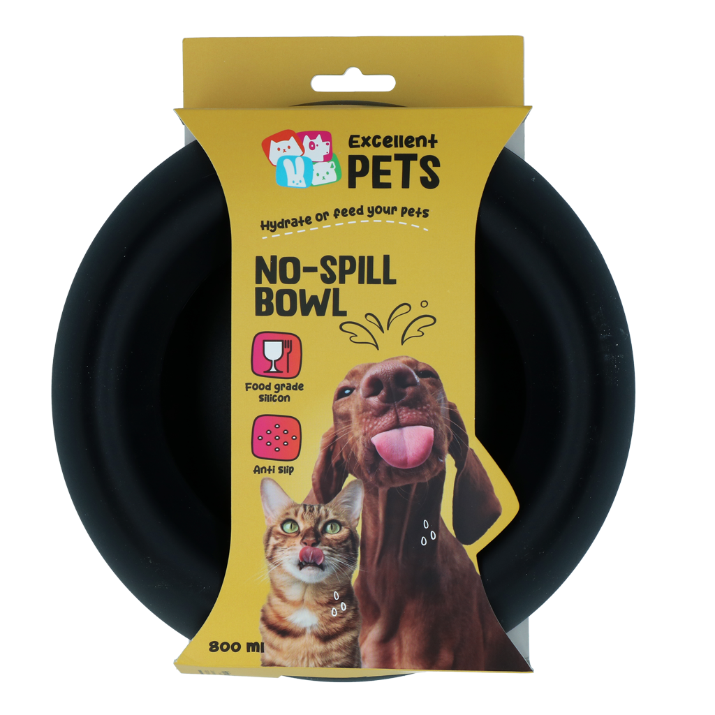 Excellent Pets No-Spill Bowl 800ml Anthrazit M
