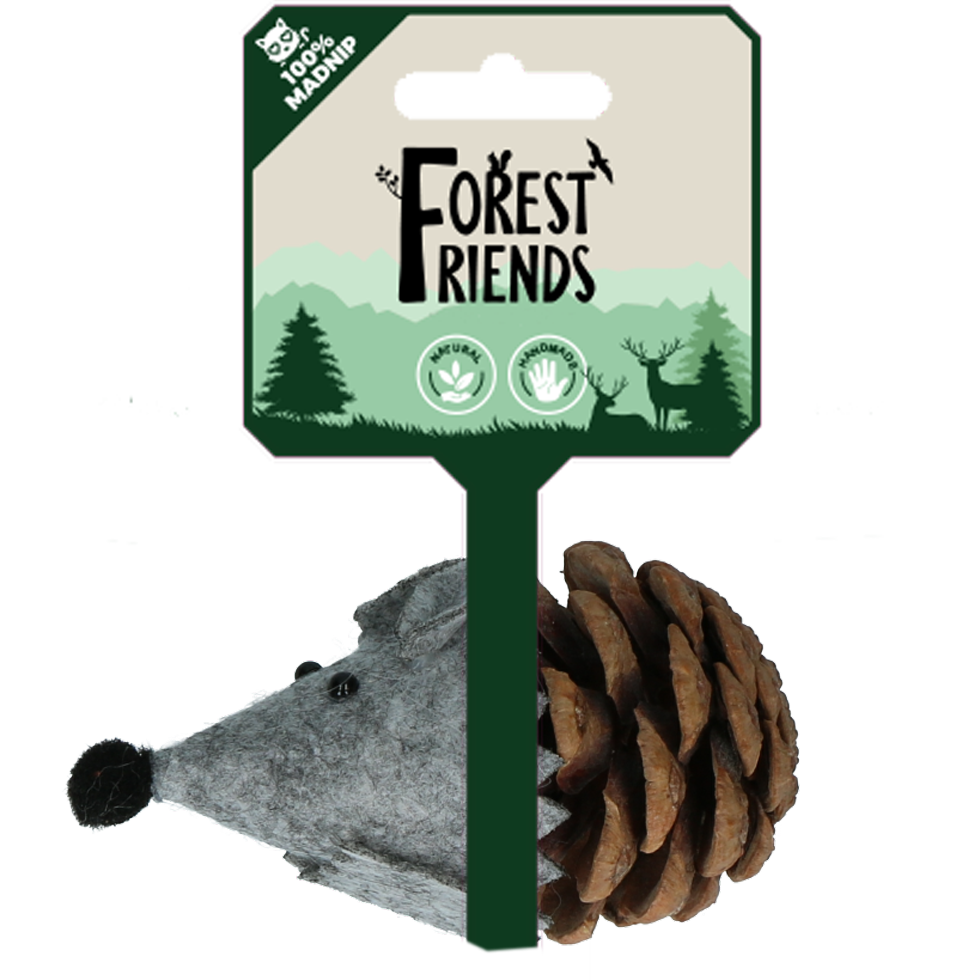 Forest Friends Mouse Grau