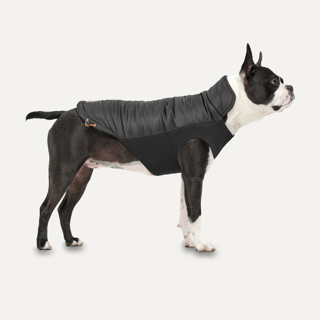Goo-eez Mock Neck Signature Wrap Jacket XL Schwarz