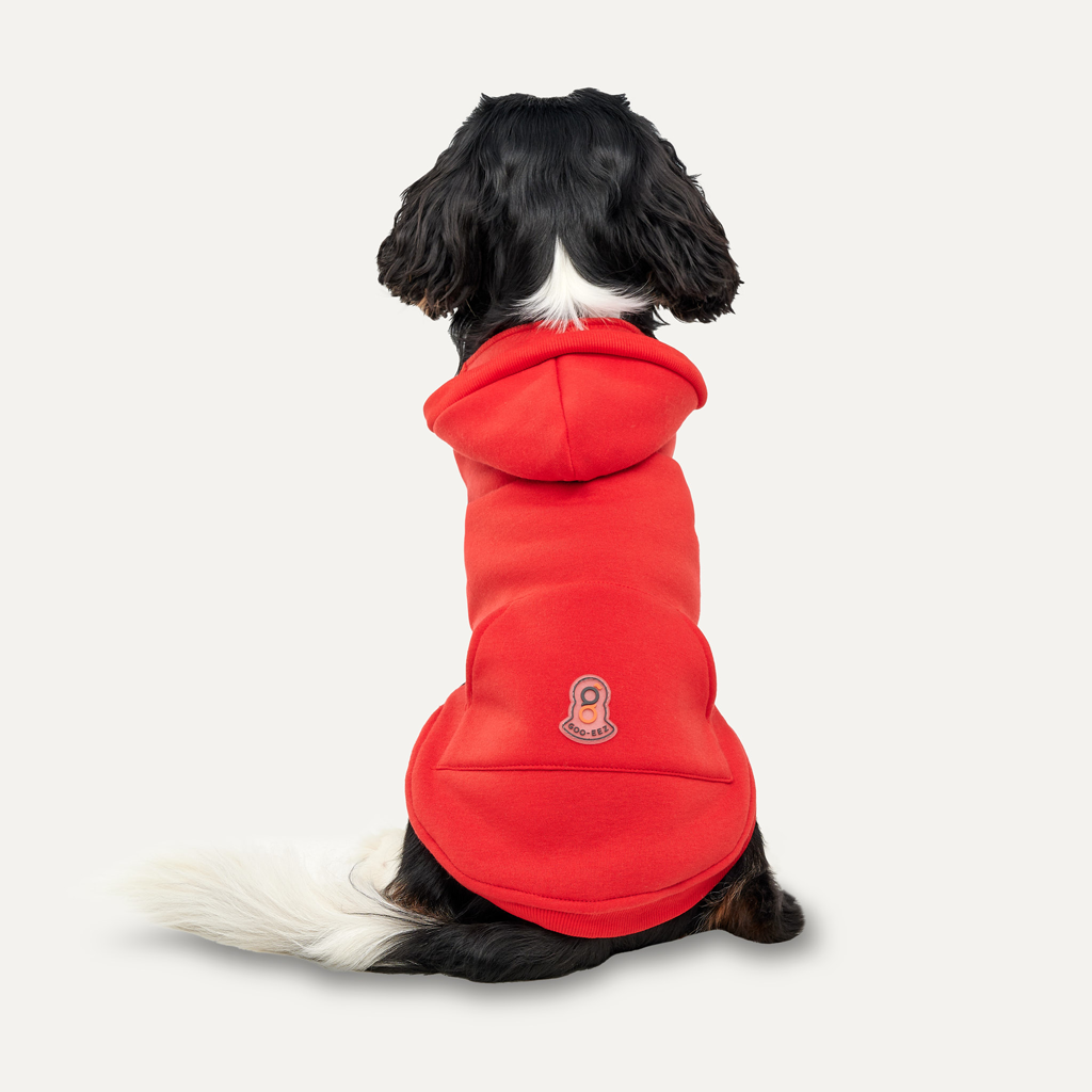 Goo-eez Kangaroo Fleece Hoodie XXS Rot/Schwarz