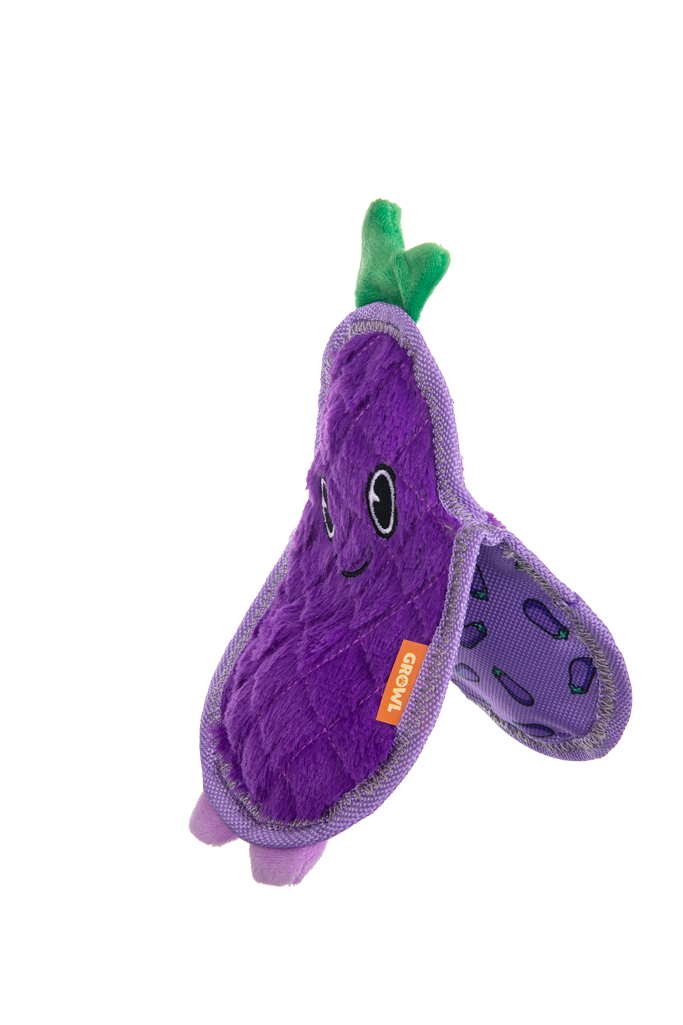 Growl Flip Floppz Eddie die Aubergine