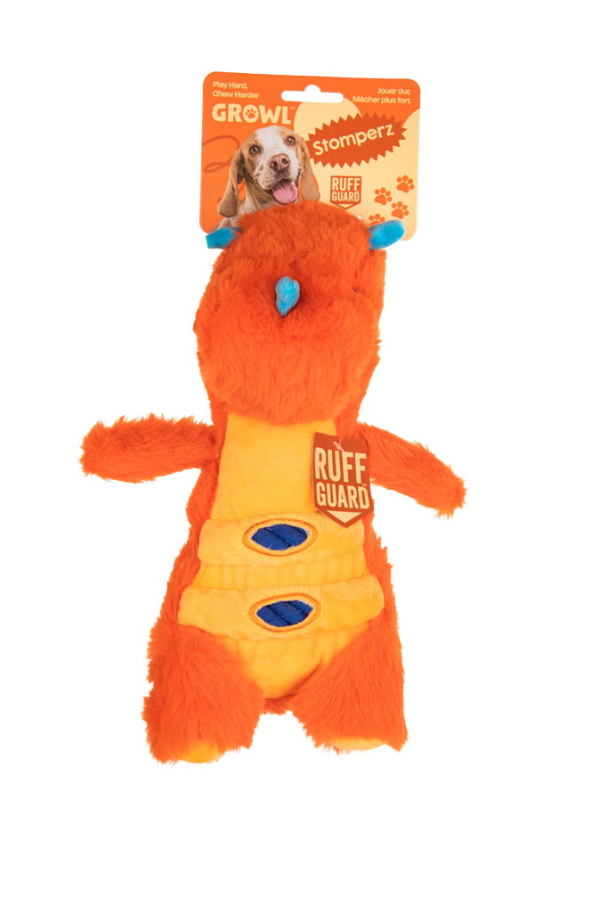 Growl Stomperz Tina der Orange Triceratops
