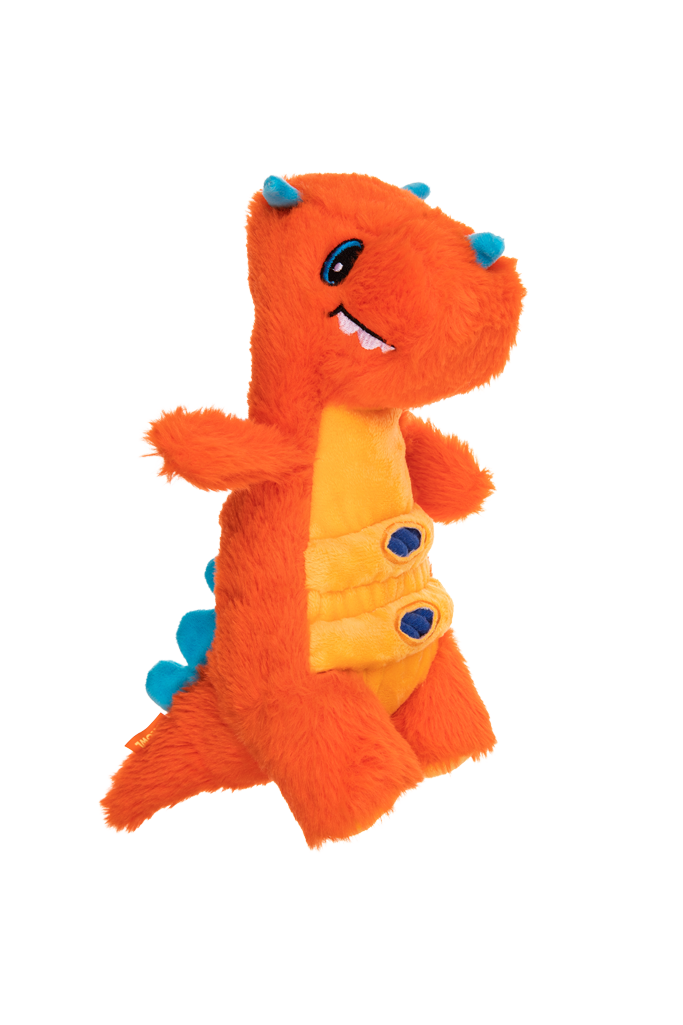 Growl Stomperz Tina der Orange Triceratops