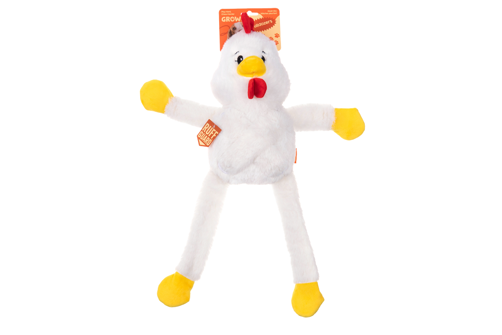 Growl Pulldozers Chuck das Huhn