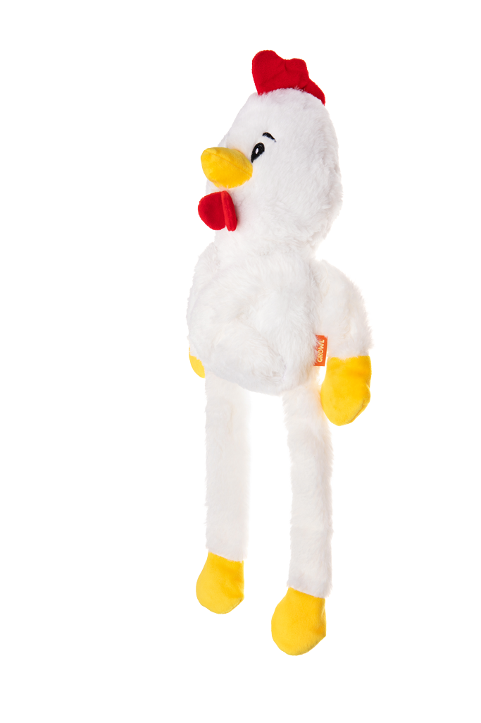 Growl Pulldozers Chuck das Huhn