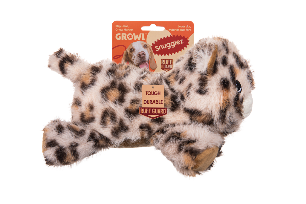 Growl Snugglez Larry der Leopard