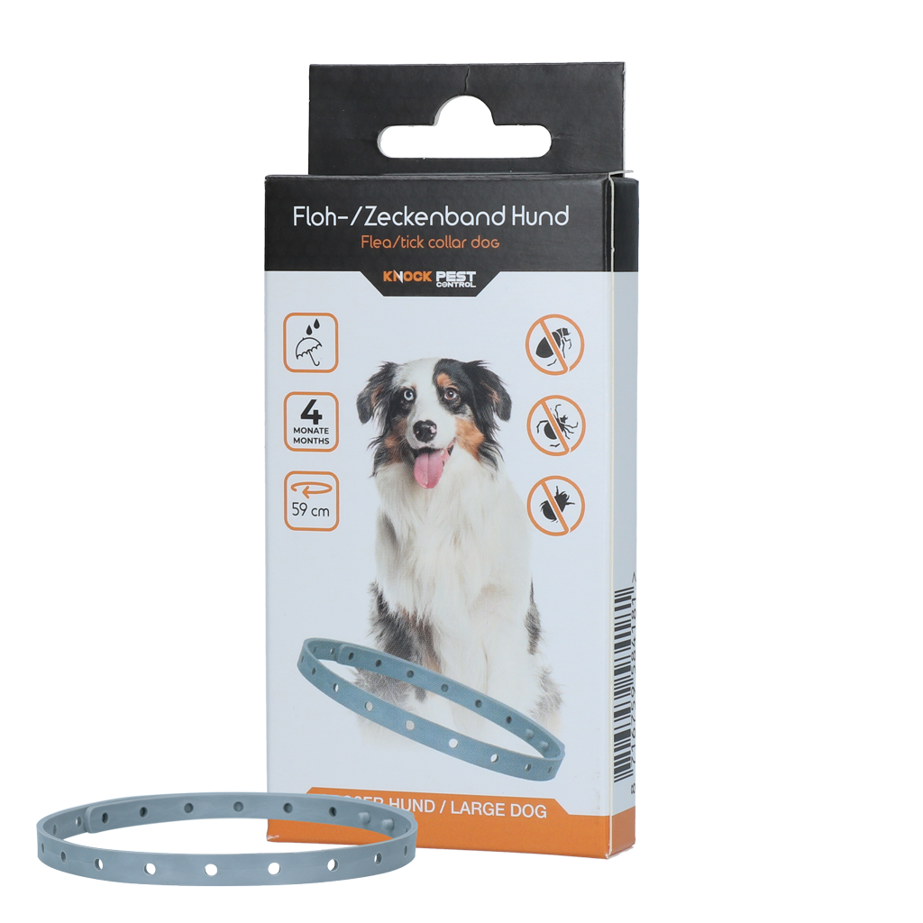 Knock Pest Floh/Zeckenhalsband Hund 59 cm DE/UK