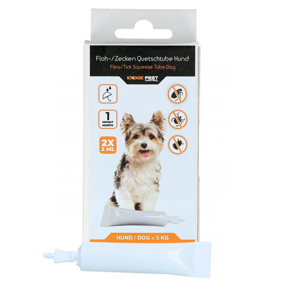 Knock Pest Floh-Zeckentube Hund <5 kg DE/UK