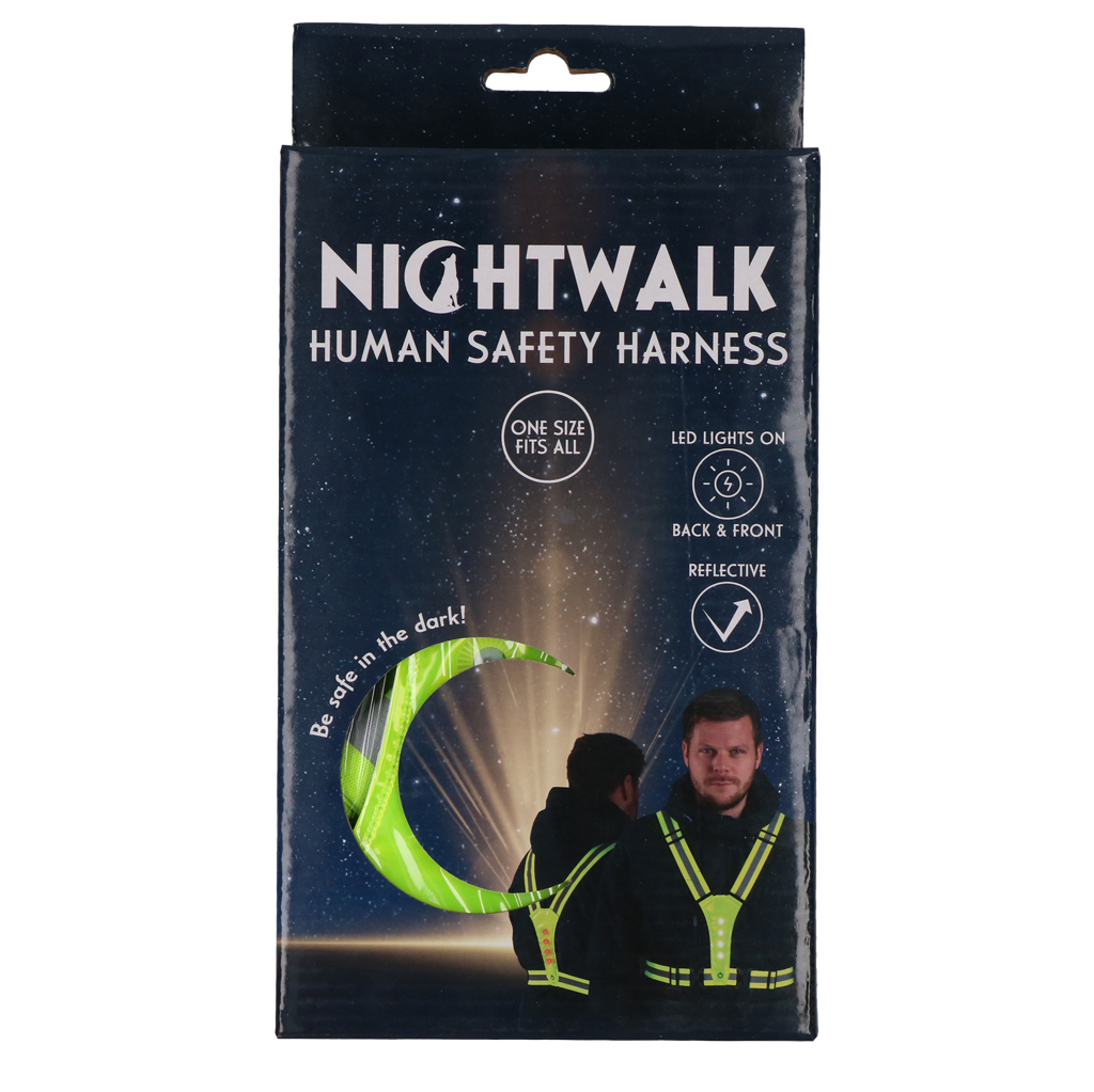 Nightwalk Human Safety Harness Gelb