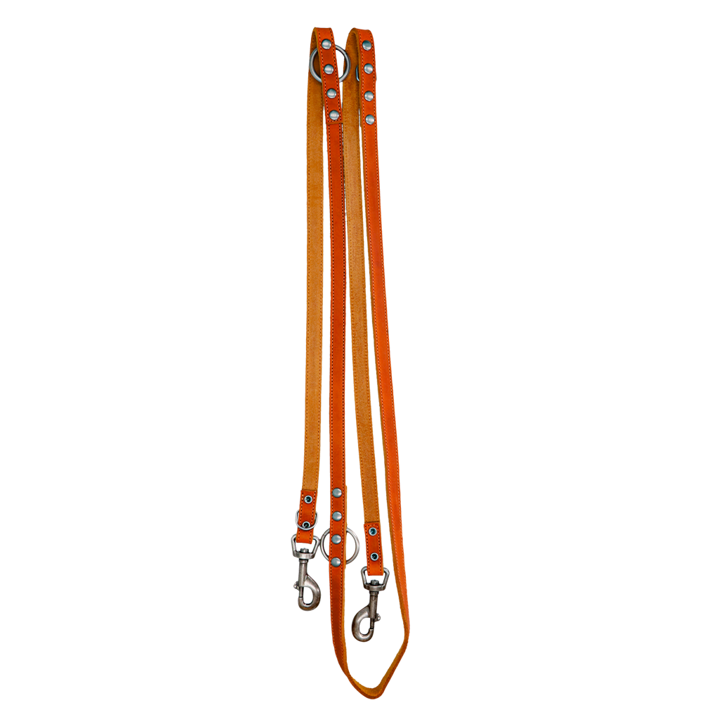 Spotted! Pro Leder Trainingsleine Cognac 1,6 x 250 cm