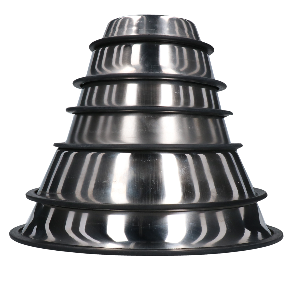 Anti-Rutsch Speise- & Trinkschale Edelstahl 300 ml Ø 15 cm