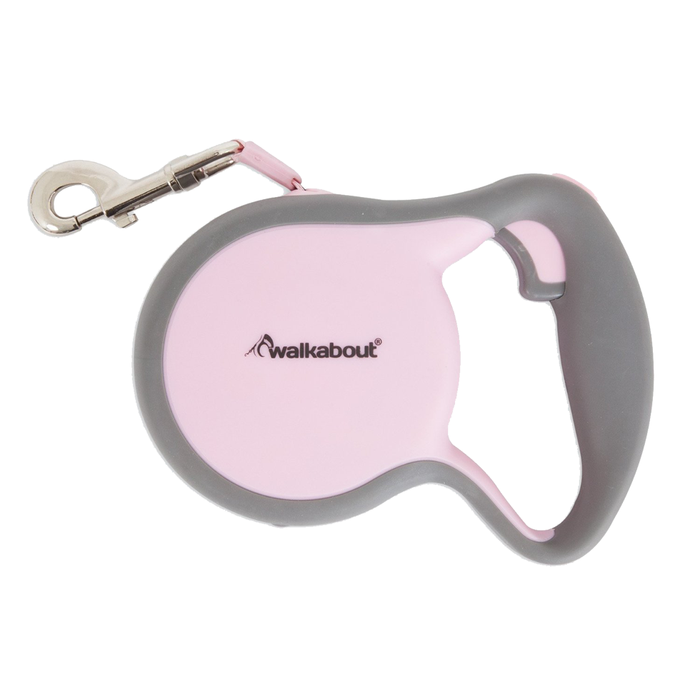 Walkabout Retractable Leash Rosa XS