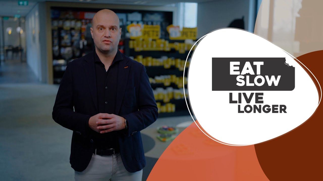 Eat Slow Live Longer Leckmatte Lovely Heart Rosa