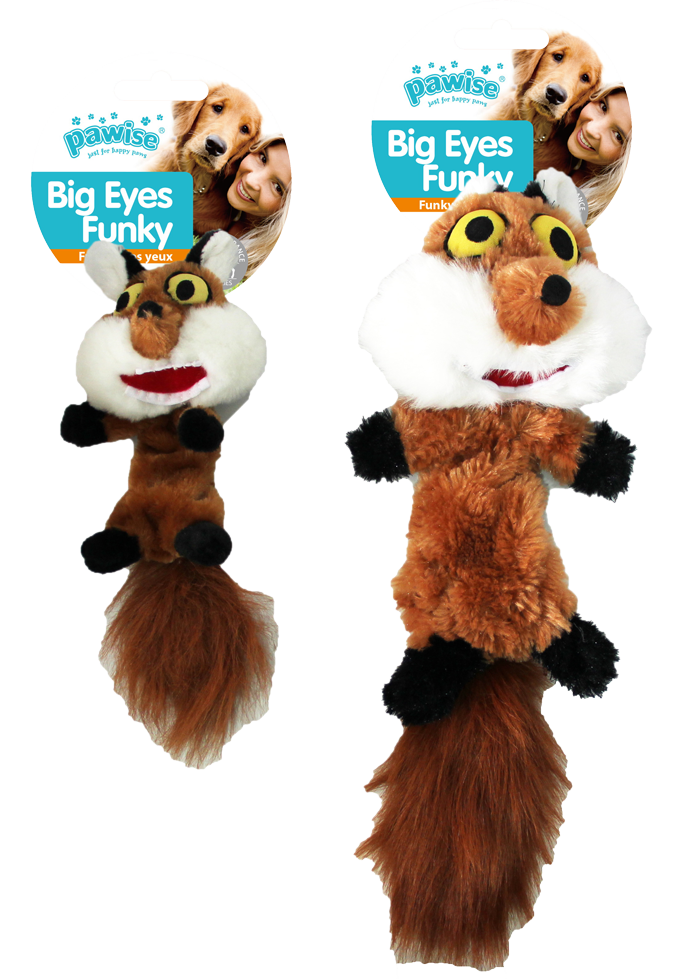 Pawise Big Eyes Funky Fuchs 29cm